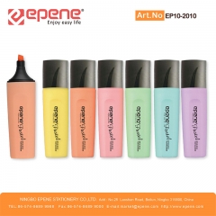 易派诺麦秸秆荧光笔，环保材料笔杆,黑色笔帽（EP10-2010P）