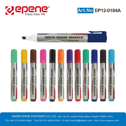 易派诺白板笔，高质量墨水，可擦，快干、安全无毒，适用于各种光滑的表面（EP12-0184A）