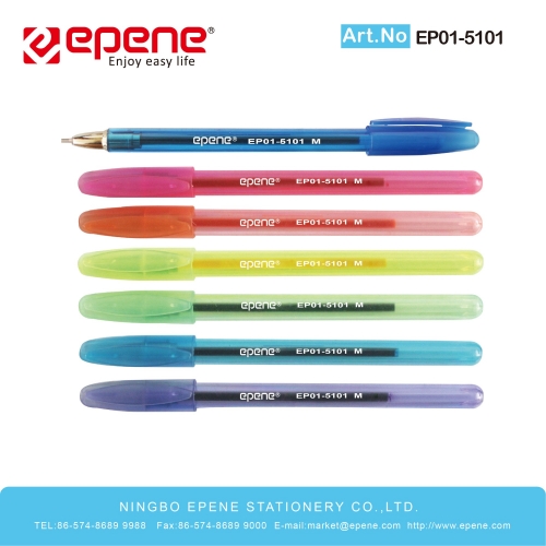 EP01-5101 易派诺中油笔，无毒快干，金属笔头，坚固耐用，书写顺滑，不勾纸