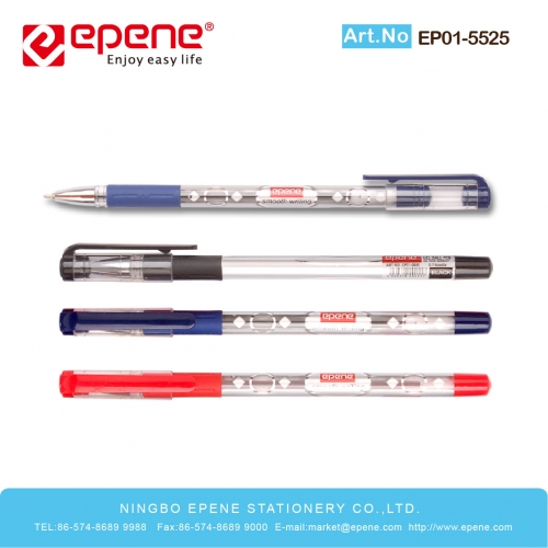 EP01-5525 易派诺中油笔，无毒快干，金属笔头，坚固耐用，书写顺滑，不勾纸