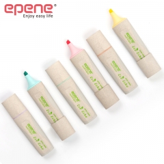 易派诺荧光笔，环保材料笔杆，牛奶色（EP10-2066 ECO ECHO）