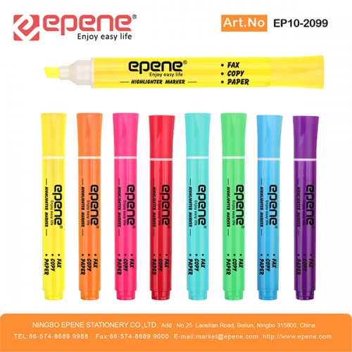 易派诺荧光笔，圆杆，普通荧光色，色泽鲜艳，快干、安全无毒（EP10-0299）